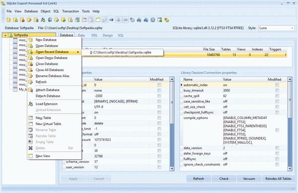 SQLite Expert Personal