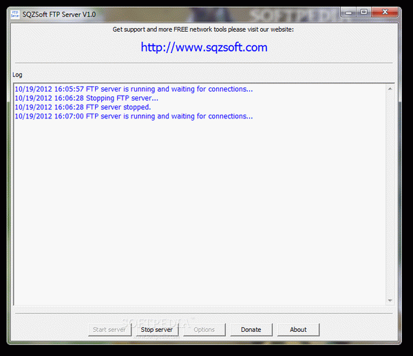 SQZSoft FTP Server
