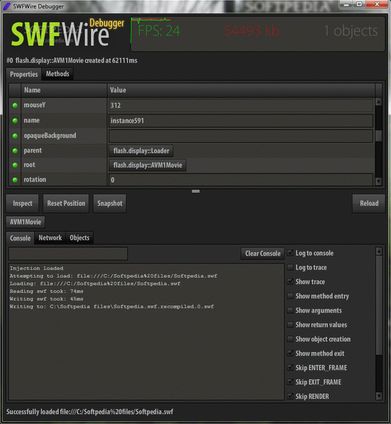 SWFWire Debugger