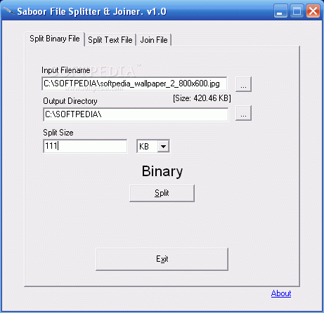 Saboor File Splitter & Joiner