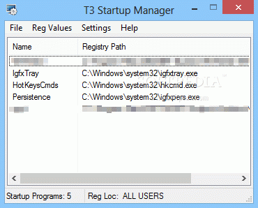 T3 StartUp Manager