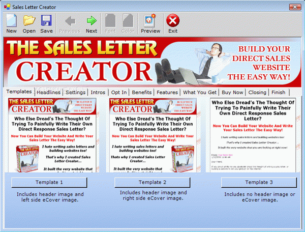Sales Letter Creator