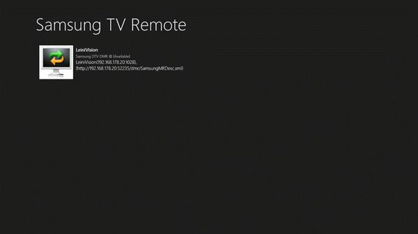 Sam TV Remote for Windows 8