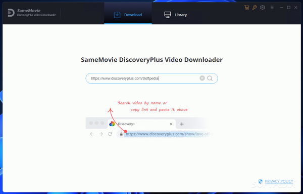 SameMovie DiscoveryPlus Video Downloader