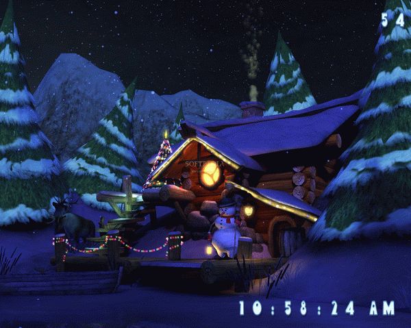 Santa's Home 3D Screensaver