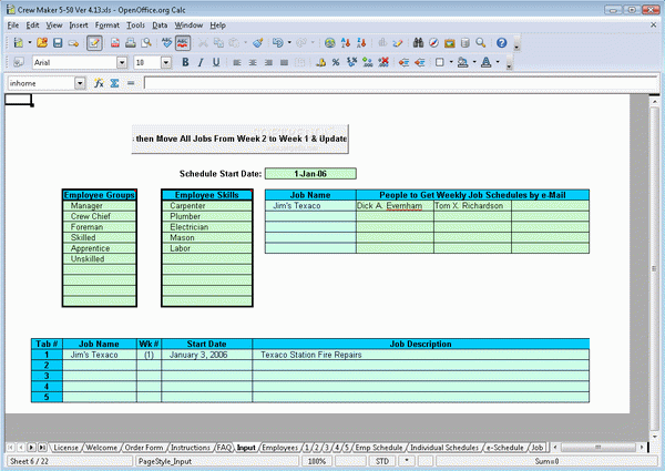 Schedule Crew Assignments for Your Employees