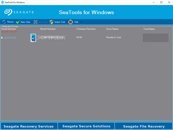 SeaTools for Windows