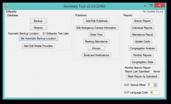 Secretary Tool