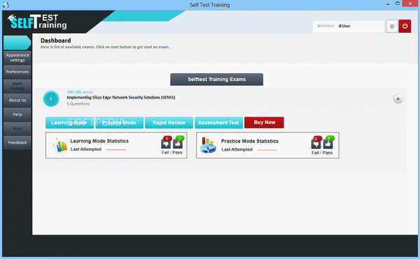 Self Test Training - Cisco 300-206