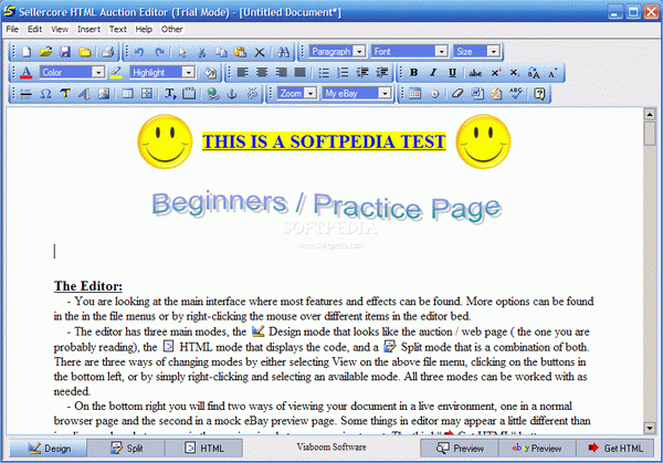 Sellercore HTML Auction Editor