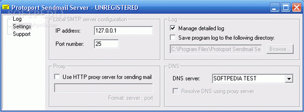 Sendmail Server