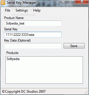 Serial Key Manager