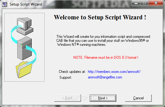 Setup Script Wizard