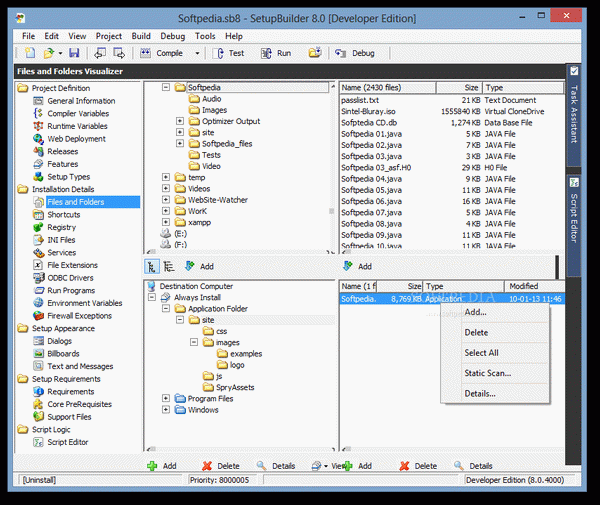 SetupBuilder Developer