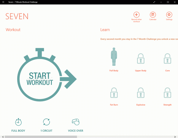 Seven - 7 Minute Workout Challenge