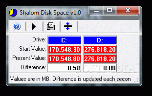 Shalom Disk Space