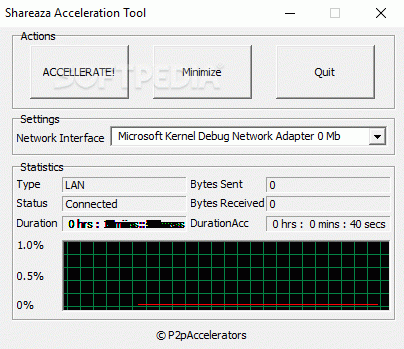 Shareaza Acceleration Tool