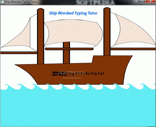 Ship Wrecked Typing Tutor