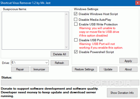 Shortcut Virus Remover