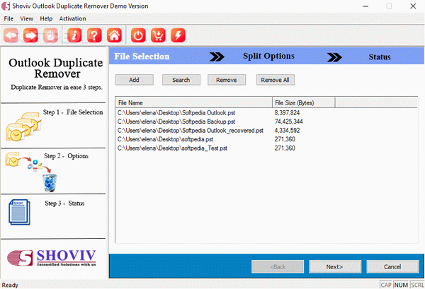 Shoviv Outlook Duplicate Remover