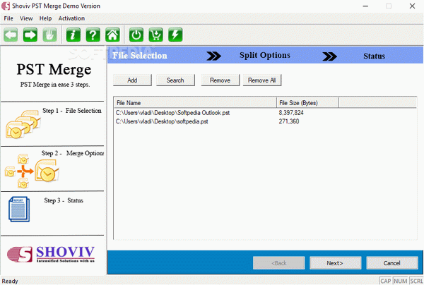 Shoviv PST Merge