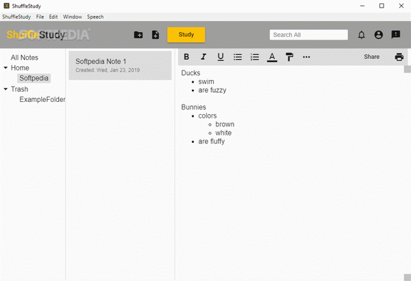 ShuffleStudy