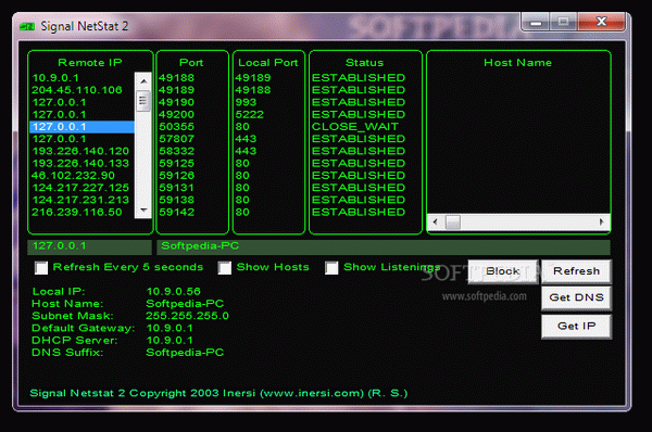 Signal Netstat