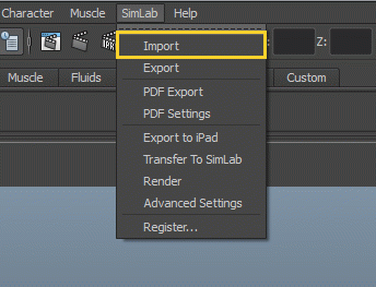 SimLab 3DS Importer for Maya