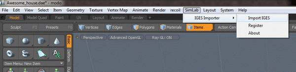 SimLab IGES Importer for Modo