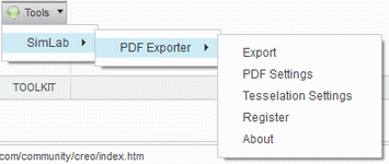 SimLab PDF Exporter for PTC