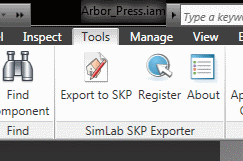 SimLab Sketchup Exporter for Inventor