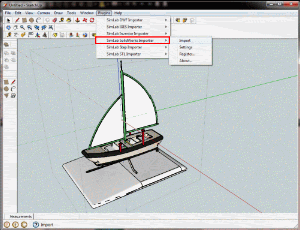 SimLab SolidWorks Importer for SketchUp