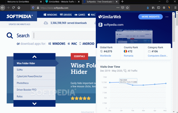 SimilarWeb for Firefox