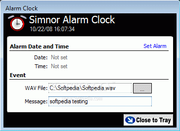 Simnor Alarm Clock