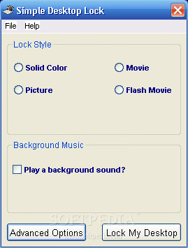 Simple Desktop Lock