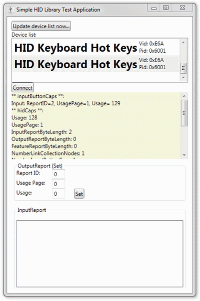 Simple HID Library