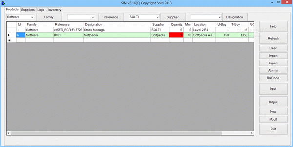 Simple Inventory Manager (SIM)