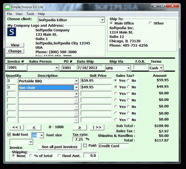 Simple Invoice Lite