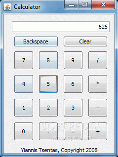 Simple Java Calculator