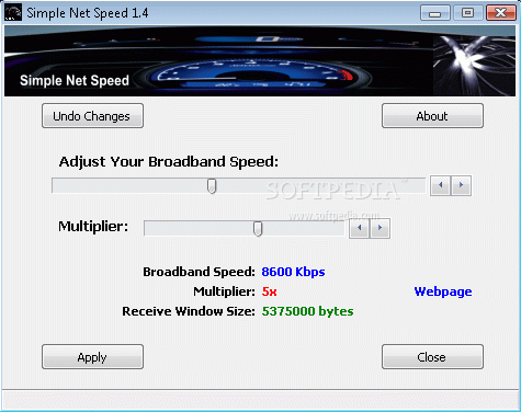 Simple Net Speed
