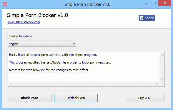 Simple Porn Blocker