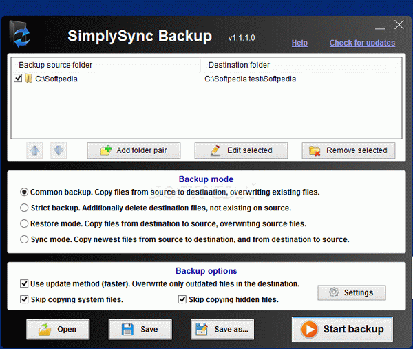 SimplySync Backup