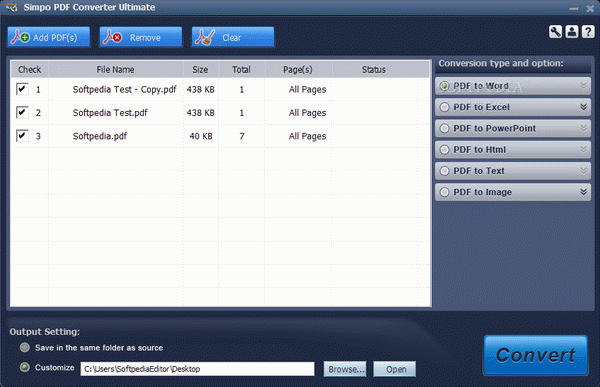 Simpo PDF Converter Ultimate