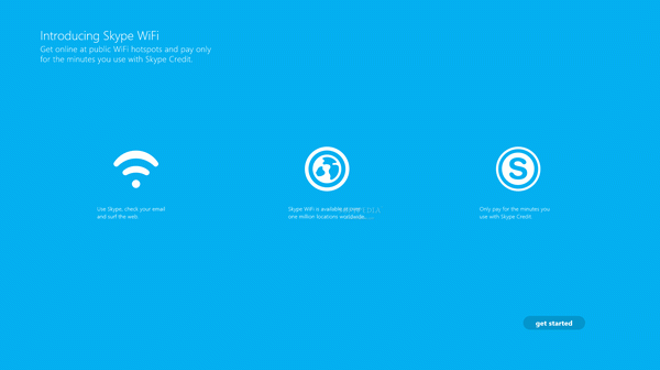 Skype WiFi for Windows 8