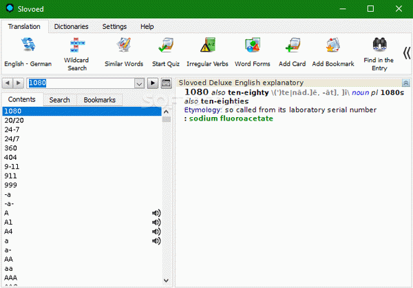 Slovoed Deluxe English-German & German-English