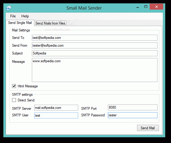 Small Mail Sender Portable