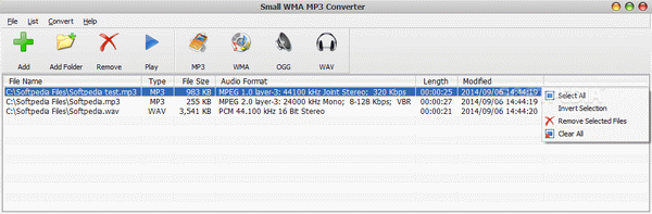 Small WMA MP3 Converter