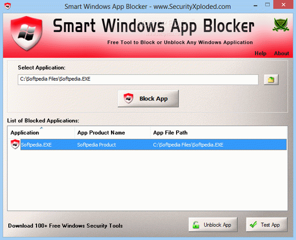 Smart Windows App Blocker Portable