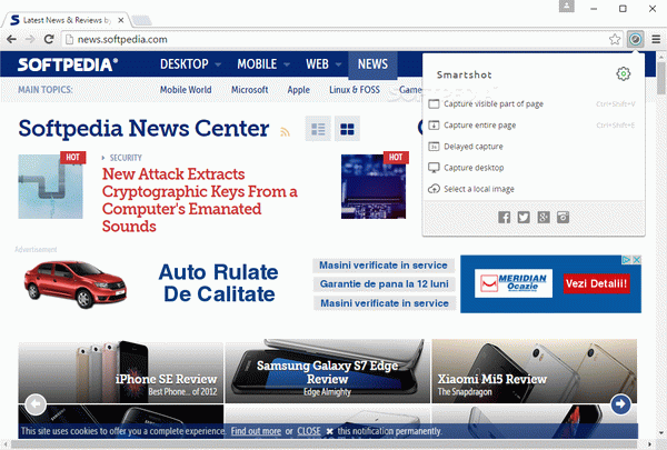 Smartshot Chrome Extension