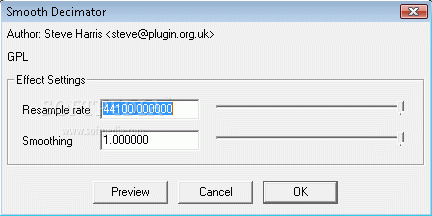 Smooth Decimator